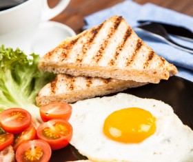 Delicious rich breakfast