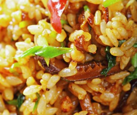 Delicious seafood fried rice HD picture