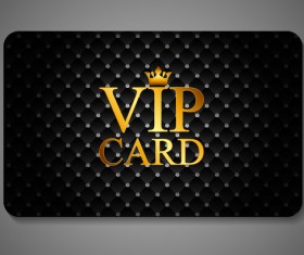 Diamond with black VIP card vector 02