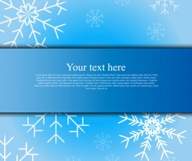 Elegant christmas card blue styles vectors 03
