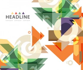 Fashion elements modern background vector 03