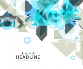 Fashion elements modern background vector 08