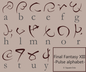 Final Fantasy Pulse font