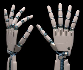 Free hand robot hand Stock Photo