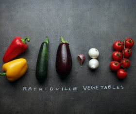 Fresh vegetables and ingredients Stock Photo