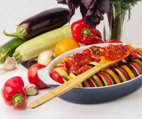 Fresh vegetables with delicious steamed vegetables