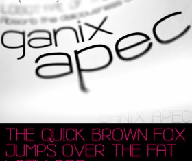 Ganix Apec Font set