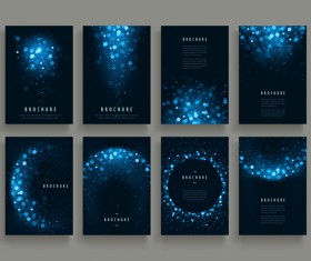 Gorgeous brochure cover templates vectors 02