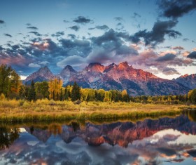 Grand Teton sunrise HD picture