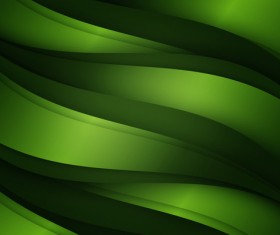 Green black elements abstract waves backgrounds