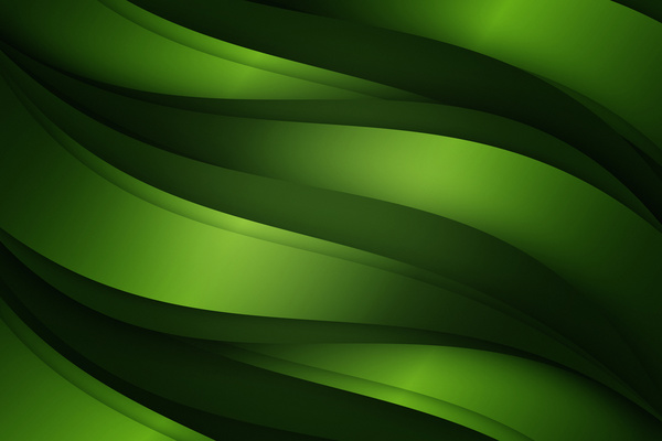 Green black elements abstract waves backgrounds