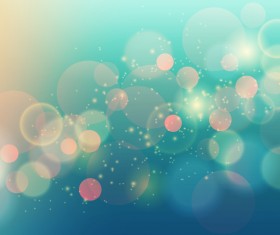 Green blurs halation background vector