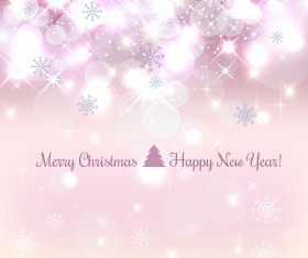 Christmas ball with snowflake vector card