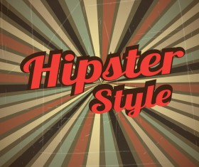 Hipster style grunge background vector 04