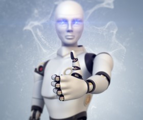 I'm the best robot Stock Photo