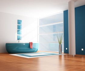 Indoor with bathtub HD picture