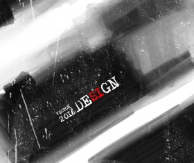 Ink mark grunge background vector material 01