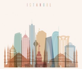 Istanbul building vector illustration