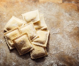 Italian dumplings with flour HD picture