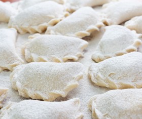 Lace dumplings pasta HD picture