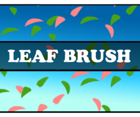 Leaf photoshop brushes