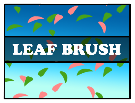 Leaf photoshop brushes
