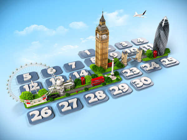 London traveling concept Stock Photo 02