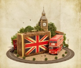 London traveling concept Stock Photo 05