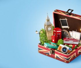 London traveling concept Stock Photo 06