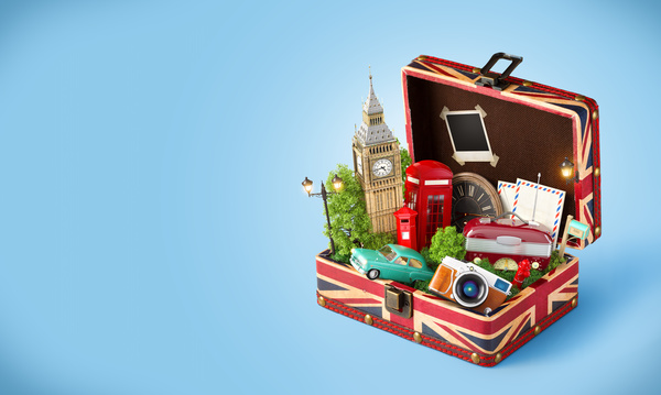 London traveling concept Stock Photo 06