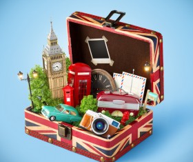 London traveling concept Stock Photo 07