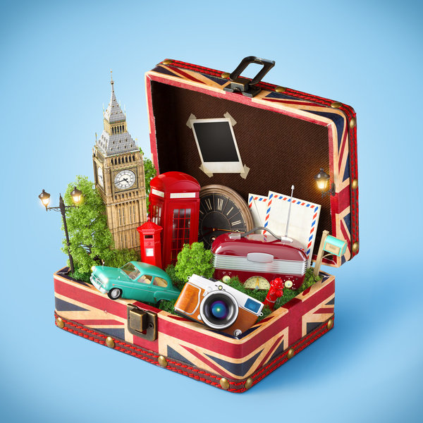 London traveling concept Stock Photo 07