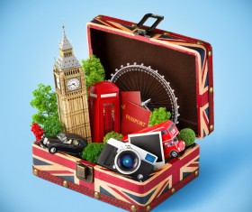 London traveling concept Stock Photo 08