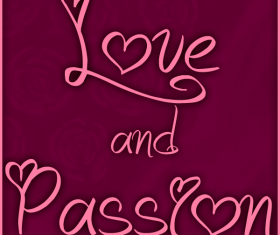 Love with Passion font