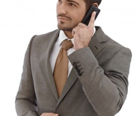 Man on the phone Stock Photo