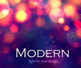 Modern background with red circles light vector