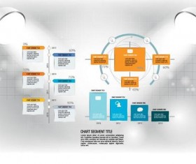 Modern business background design vector 10