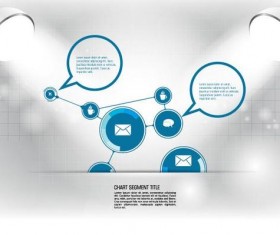 Modern business background design vector 11