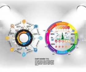 Modern business background design vector 12