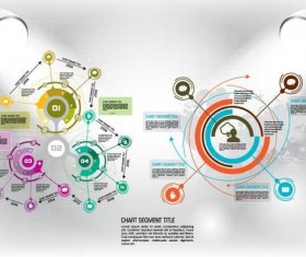 Modern business background design vector 13