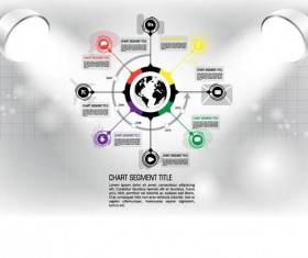 Modern business background design vector 15