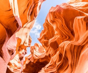 Natural landscape Antelope Canyon United States Stock Photo 01