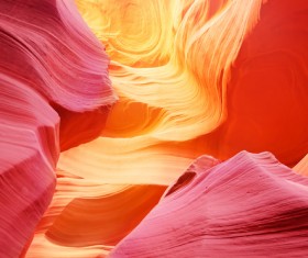 Natural landscape Antelope Canyon United States Stock Photo 02