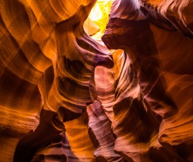 Natural landscape Antelope Canyon United States Stock Photo 08