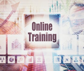 Online Training Concepts Stock Photo 01