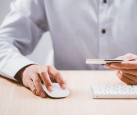 Online shopping for men Stock Photo 01