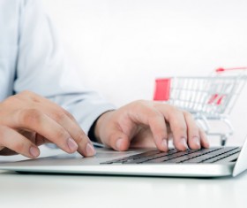 Online shopping for men Stock Photo 03