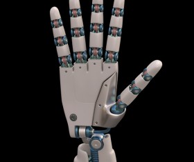 Open the fingers of the Robot hand