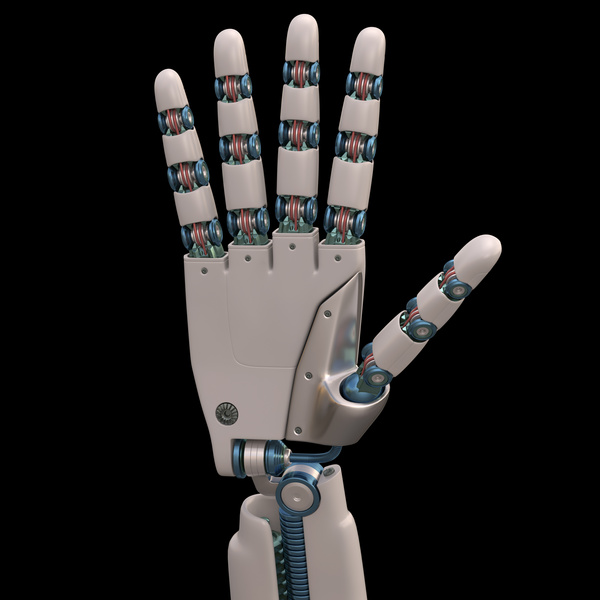 Open the fingers of the Robot hand