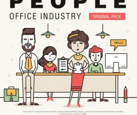 People office industry template vectors sert 08